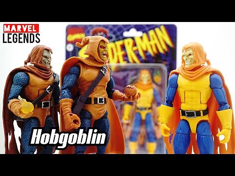 Marvel Legends Hobgoblin Spider-man Retro Wave Review and Comparison Animated Series