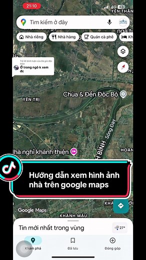 Cách xem hình ảnh nhà trên Google Maps