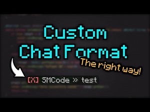 How to code a custom chat format in Minecraft #papermc #minecraft #coding