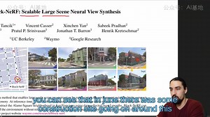 Block-NeRF: 可扩展大场景神经视图合成 | 论文解释（英文字幕）