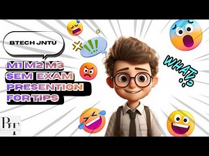 JNTU B.TECH M1, M2, M3 PRESENTATION TIPS &JNTU PAPER CORRECTION😲😳😱👨🏻‍🎓📖