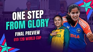 Niki Prasad's India will take on Kayla Reyneke-led South Africa in the final of the U19 T20 World Cup 2025. Take a look at their road to the final, key performers and the players to watch out for ahead of the final on Super Sunday. #u19t20worldcup | Mutual Funds Sahi Hai | Women’s CricZone