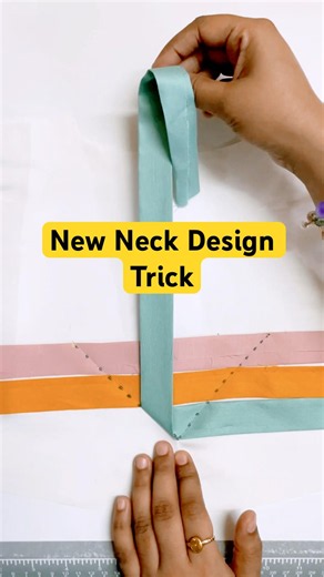 🔥 Gorgeous Trendy Neck Design Hack ✂️ #neckdesign #sewingtips