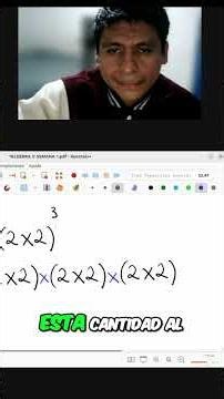 Potencia de una Potencia: ¡Regla de Exponentes Fácil! #shorts