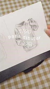 Como dibujar ropa y pliegues/dobleces ✨️👕 #arttips #arttutorial #dibujo #tipsdedibujo #dibujofacil