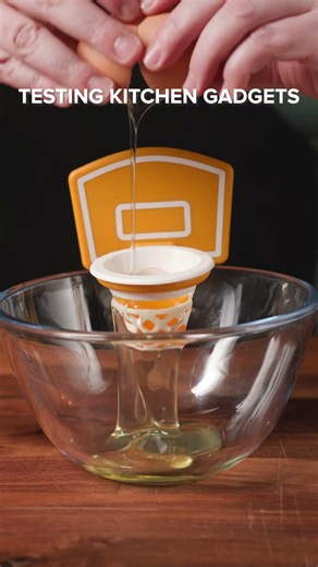 Testing Kitchen Gadgets: Basketball Egg Separator