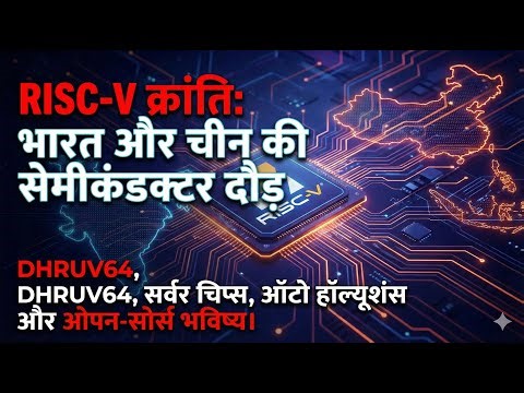 भारत की अपनी चिप DHRUV64 लॉन्च! 🇮🇳 क्या है इसमें खास? #Dhruv64 #madeinindia