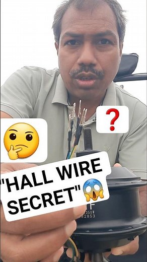 36V 350W Hub Motor Ka Hall Wire Kya Hota Hai ? | E- Bike Motor Wiring Explained ⚡🚴#shorts
