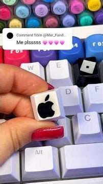 Drawing A for Apple Logo! Then Drawing on my keyboard!‪@Apple‬ #logodrawing #keyboard