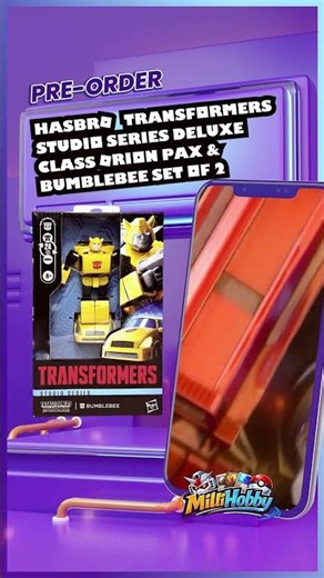 HASBRO – Transformers Studio Series Deluxe Class Orion Pax & Bumblebee Set of 2