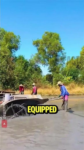 How Thai Farmers Perfectly Level Rice Fields 🌾
