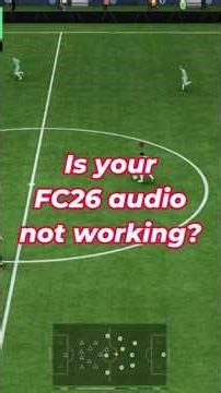 How to Fix EA Sports FC 26 🔊 Audio Bug & Sound Problems