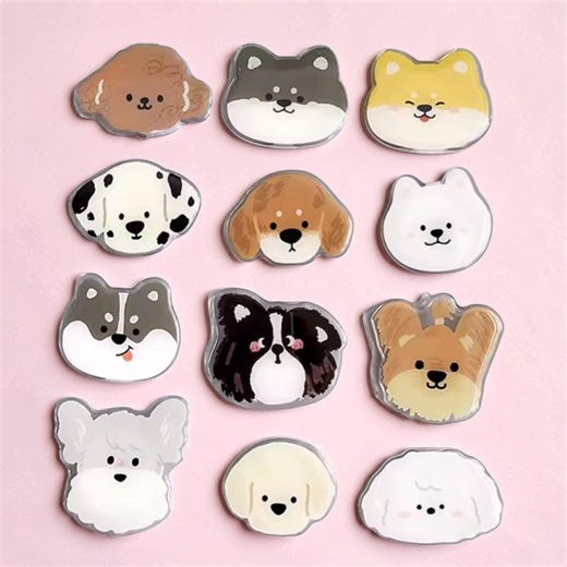 Cute Dog Face Magsafe Phone Grip Collection, Adorable Dog Breed Phone Grips, Kawaii Animal Griptok, Gift for Dog Lovers - Etsy