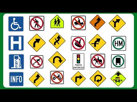 Top 40 Must Know Road Signs for the DMV Test 🚦 | DMV Driving Prep Quiz 2025