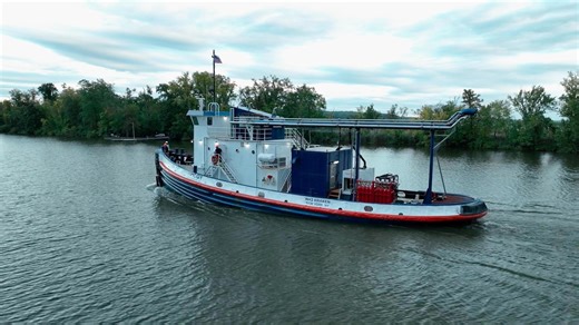 Tugboat powered by ammonia sails for the first time, showing how to cut emissions from shipping