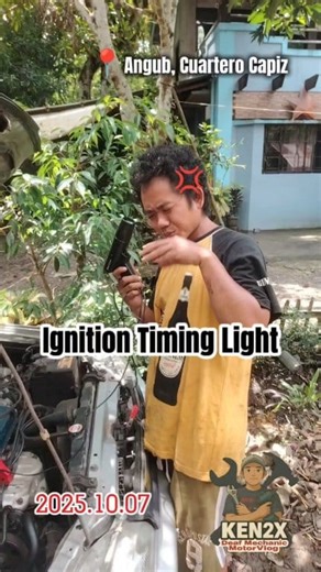 An Ignition Timing Light is a tool used to check and adjust the ignition timing of a gasoline engine. It helps ensure that the spark plug fires at the correct point during the engine’s compression stroke — which is essential for proper power, fuel efficiency, and smooth running. Here’s a quick guide 👇 ⚙️ What It Does The timing light flashes in sync with the spark plug firing. When aimed at the timing marks on the engine crankshaft pulley or flywheel, the marks appear stationary — showing when 
