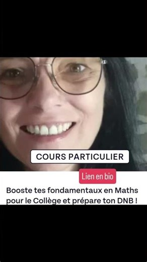 Cours particuliers en ligne: Collège cycle 4 DNB / Remise à niveau adulte #maths #shorts #college