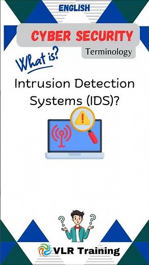 What is Intrusion Detection Systems IDS? cyber security terminology#education #vlrtraining