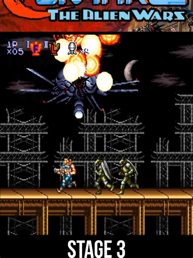 Contra 3: The Alien Wars - Stage 3 Gameplay Review