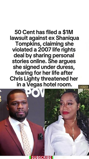50 Cent Files $1M Lawsuit😳#Shorts #50Cent #ShaniquaTompkins #relationship #marriage #dating #couple