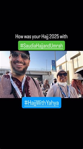 *Part 06* How was your Saudia Hajj and Umrah and #HajjWithYahya? Raw & unedited from some of my amazing #Hajj2025 group from around the world (NUSUK Eligible countries only) SIGN UP for #Hajj2026 to join me Dr Haifa Younis with #SaudiaHajjAndUmrah for an elite experience. A3 direct link to my Hajj Group - https://hajj.nusuk.sa/sp/package/summary/58260000-1777-56b2-1358-08de4ec3ad66 *HajjWithYahya* Please Configure (❤️) in Nusuk *SAUDIA A3* to be grouped with Sh Yahya: *Saudia A3* and to put as a