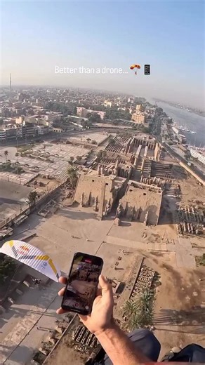 Luxor Temple ✨ A masterpiece carved in stone — towering columns, royal statues, and walls glowing under the sky. Luxor Temple proves how powerful and precise ancient Egyptian architecture really was. Follow us for more about Egypt 🇪🇬 🎥: @tomdedorlodot #egypt #egypte #egipto #egito #luxor #luxortemple #ancientegypt #templesofegypt | SkyScape Hot Air Balloon Luxor