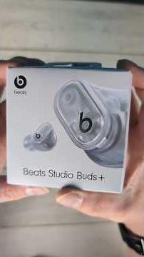 Beats Studio Buds+ Unboxing Transparent