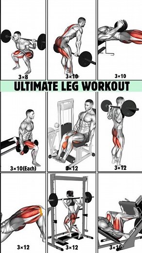 Ultimate Leg Workout: 9 Moves to Sculpt Your Lower Body #gymworkout #legworkout