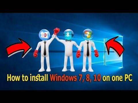 How to Install Multiple Windows 7, 8, 10 on one PC [Hindi - हिंदी]