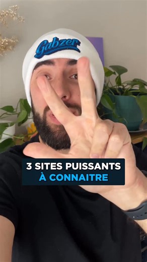 Gabriel Sagnet on Instagram: "Voici 3 sites surpuissant que tu dois connaître… le dernier est mon préféré 💻 #astuce #pc #site"