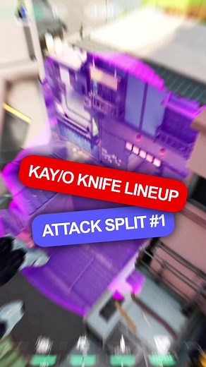 KAY/O Knife Line-Up for B Site Attack in Valorant
