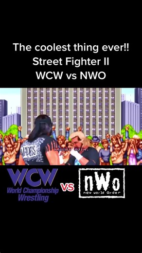 Retro Sega Wrestling Showdown: Street Fighter II vs. WCW NWO