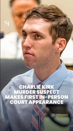 Charlie Kirk shooting: Suspect makes his first in-person court appearance