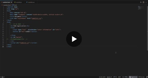JavaScript DOM Manipulation Challenge: Todo List App | Nikhitha Yedlapalli posted on the topic | LinkedIn