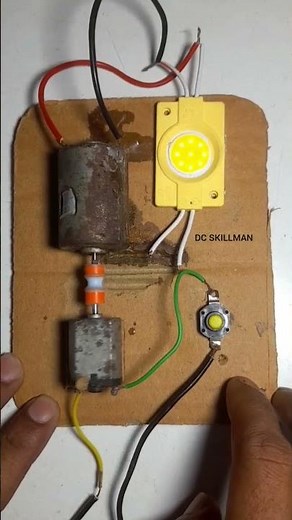 Dynamo function dcmotor #dcskillman #scienceproject #dcman