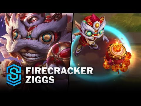 Firecracker Ziggs Skin Spotlight - Pre-Release - PBE Preview - League of Legends