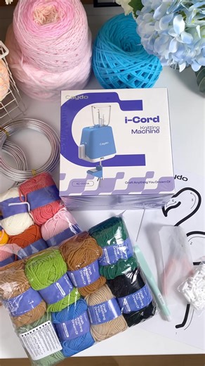 6.6K views · 14 reactions | It's colorful, creative and ready to use! 淋 Hi, I'm iCord Knitting Kits - your new DIY buddy  I'm smart, a little crazy, and 100% love crafting 邏 Make your projects more magical  | Caydo | Facebook