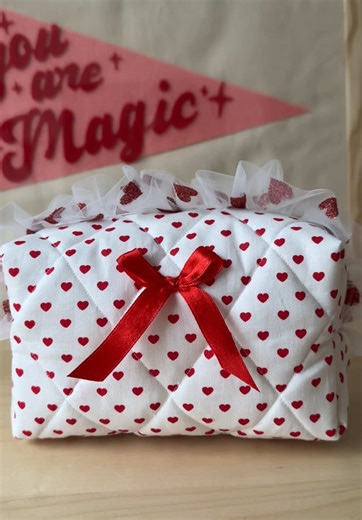 Valentine's Inspired Makeup Bag - 3D Printed Templates Restock