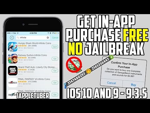 Get FREE in-App Purchases, Unlimited Coins iOS 10 & 9 - 9.3.5 (NO Jailbreak NO Computer)