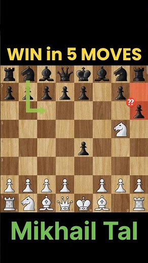 EASY Chess TRAP | WIN in 5 Moves #chess