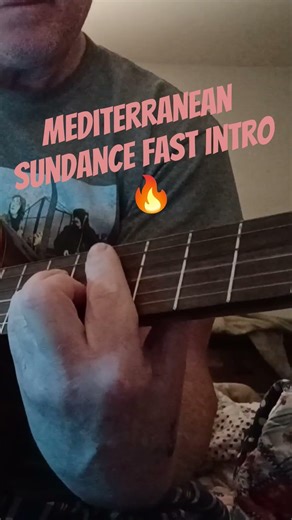 Mediterranean Sundance- Fast intro. on 1970s Ensenada Guitar
