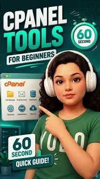 cPanel Tools for Beginners in 60 Seconds 🚀 | Quick cPanel Tutorial #cpanel #cpaneltutorial
