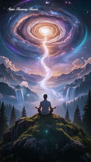 “Cosmic Mind Meditation | Energy Waves of Light & Universal Harmony | 4K AI Cinematic Relaxation