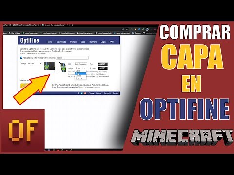 Como COMPRAR una CAPA en OPTIFINE para MINECRAFT
