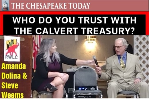 Calvert County Republican Candidate Forum Featured Treasurer Candidates Amanda Dolina and Steve Weems - THE CHESAPEAKE TODAY - All Crime, All The Time