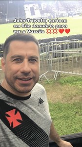 3.1K views · 595 reactions | JOHN TRAVOLTA CARIOCA É VASCÃO ❤️❤️ O sentimento não pode parar. Será que é pé quente? Tomara  #johntravoltacarioca #viralizou #vasco #vascodagama #futebol | Duda Rodriguez | Facebook