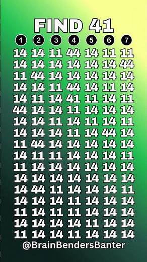 Test Your COGNITIVE Brain Skills With This FAST Number Game! #shorts