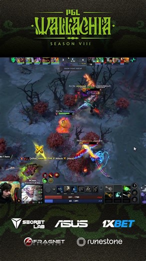 AMMAR_THE_F DOMINATES LANE with EARLY TRIPLE KILL #pgl #wallachia #dota #dota2 #дота