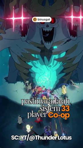 Gameplay yang cepat pertarungan bos berskala besar dan kerja sama tim menjadi daya tarik utama game
