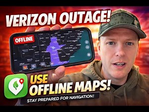 No Signal, No Problem: Offline Maps During the Verizon Outage